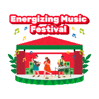 Energizing Music Festival Sticker by Pertamina