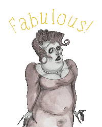 artoftylerpessel beauty creepy spooky fat Sticker