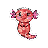 Axolotl Wumuti Sticker