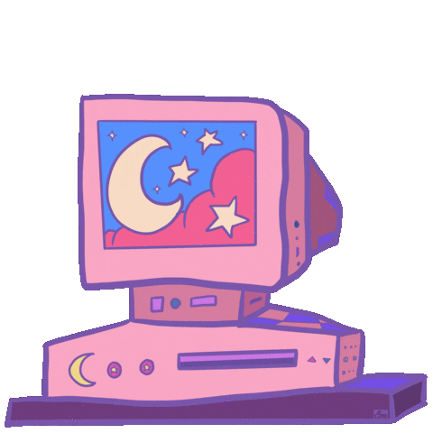 Aidadaism giphyupload 90s radio computer Sticker