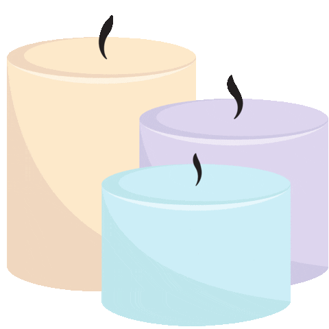 Candles Sticker by NITE SILK
