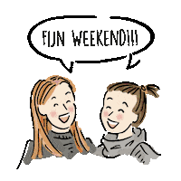 BonteRaaf weekend vrijdag bonteraaf girlstalk Sticker