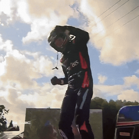 Happy Driver GIF by FIA World Rally Championship