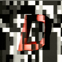 Glitch Alphabet GIF