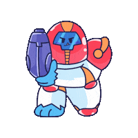 Samus Aran Yeti Sticker by The Yetee