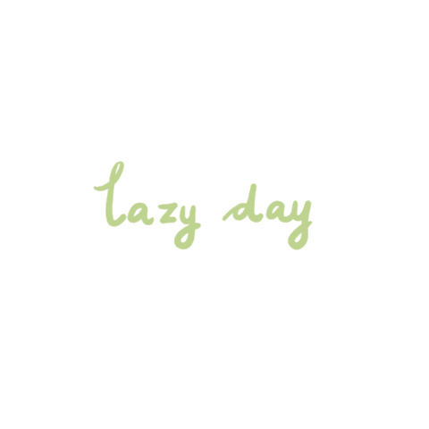 Lazy Day Sticker