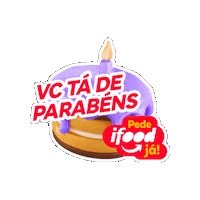 iFoodBR baby bae parabens bolo Sticker
