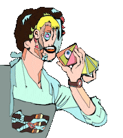 Cottage Cheese Art Sticker by Dax Norman