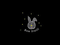 MaryDaisy bunny bom dia grey portuguese GIF
