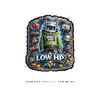 Barely Alive Multiplayer Sticker by Digi 995
