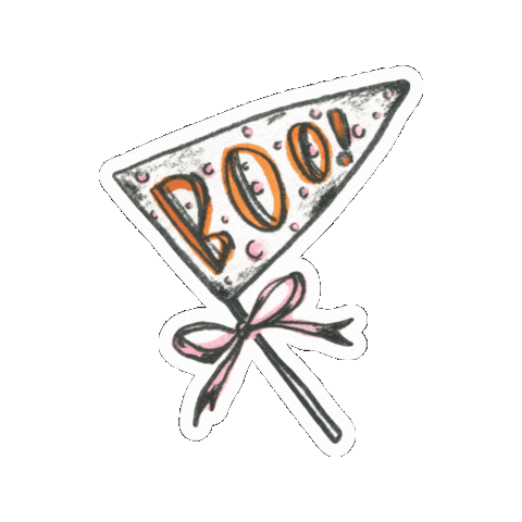 Halloween Boo Sticker by Postscript