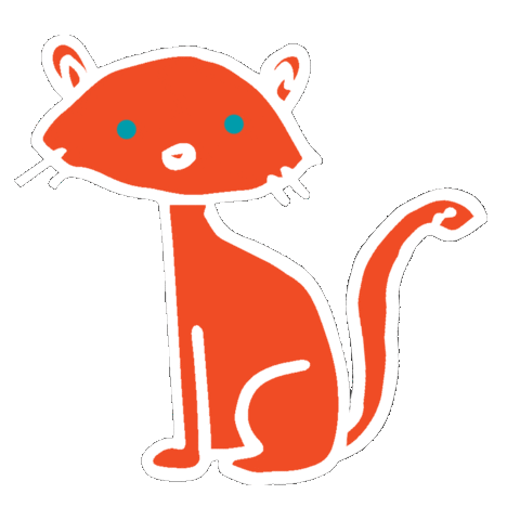 Kat Poes Sticker by Thomas More-hogeschool
