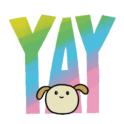 Happy Jump Sticker