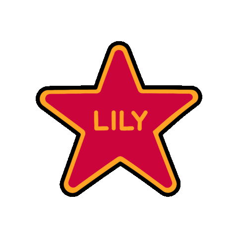caracaranyc star hollywood lily hollywood star Sticker
