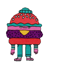 burger STICKER by imoji