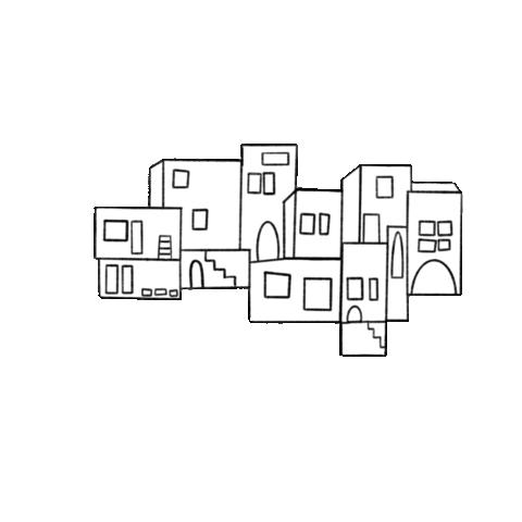 White Houses Greece Sticker by Something Ilse