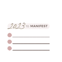 Goals Manifest Sticker by Manifestation Babe