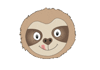 Happy Sloth Sticker by travdo hotels & resorts GmbH