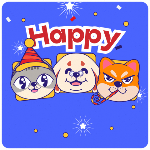 Cat Party GIF by KOL.ID
