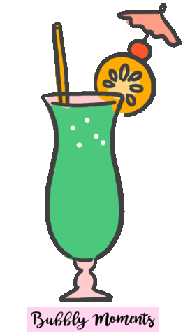 summer refreshing Sticker by Bubbly Moments
