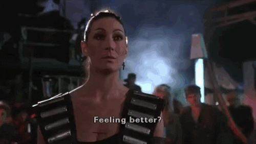 Anjelica Huston Decapitation GIF by Warner Archive