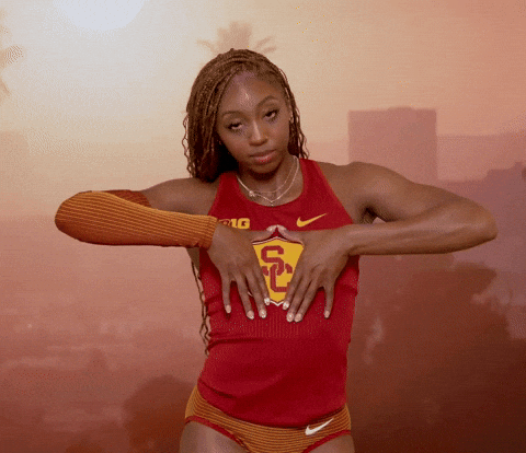Track And Field GIF by USC Trojans