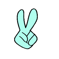 Hand Peace Sticker