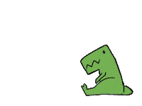 T-Rex Cartoon Sticker