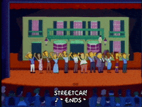 season 4 simpsons musical theater GIF