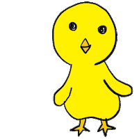 Sad Bird Sticker
