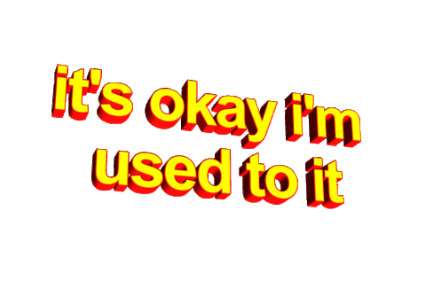 spin it's okay im used to it Sticker by AnimatedText