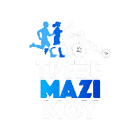 TrexeMaziMou running marathon nana wheelchair Sticker