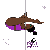 Polefitness Polestrong Sticker by The Pole Physio