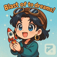 Dream Big Blast Off GIF by Persona