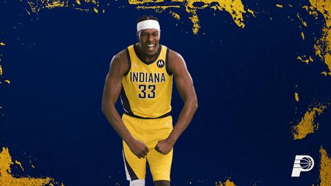Screaming Myles Turner GIF by Indiana Pacers