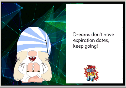 Gnome Motivational Messages GIF