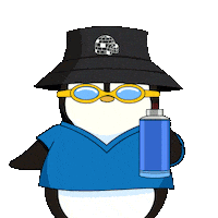 Art Artist Sticker by Pudgy Penguins