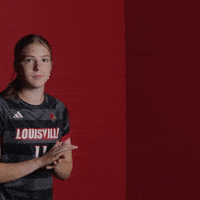 Womens Soccer Go Cards GIF by Louisville Cardinals