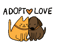 Illustration Love Sticker by Best Friends Animal Society