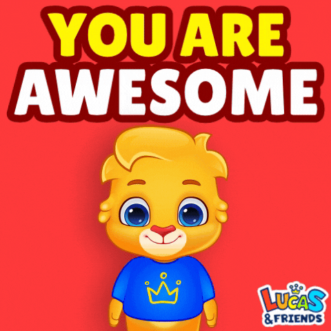 You Are The Best Thumbs Up GIF by Lucas and Friends by RV AppStudios