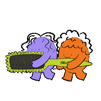 Bobandfrou Sticker by By Lizzie Parra