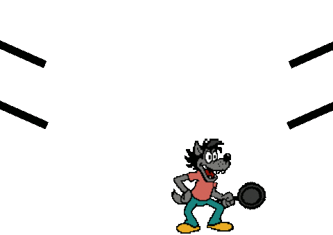 Wolf Eggs Sticker by modelvault3d