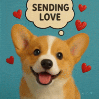 Love You Dog GIF by Maryanne Chisholm - MCArtist