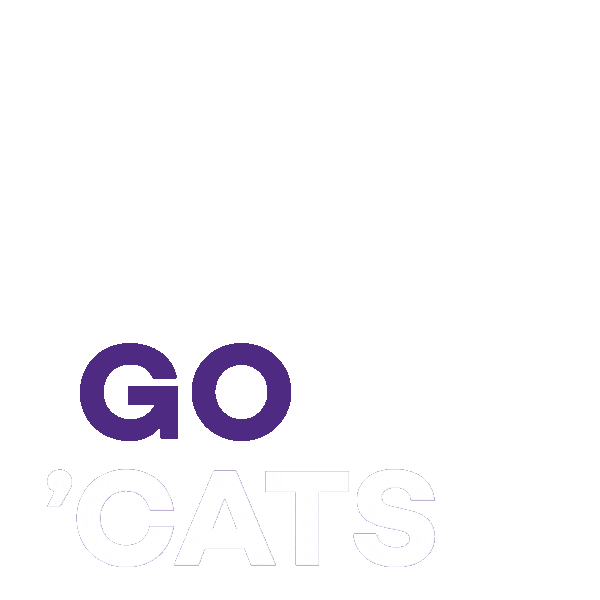 Go Cats Sticker by Northwestern University