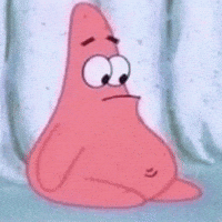 Sad Patrick Star GIF