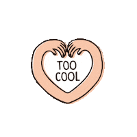 toocoolforschool_official heart beauty glitter tag Sticker