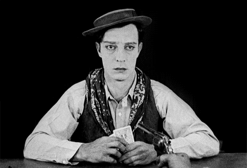 buster keaton thats wahts you get for telling the great stone face to smile GIF by Maudit