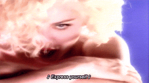 express yourself vintage GIF