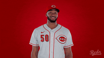 Amir Garrett Baseball GIF by Cincinnati Reds