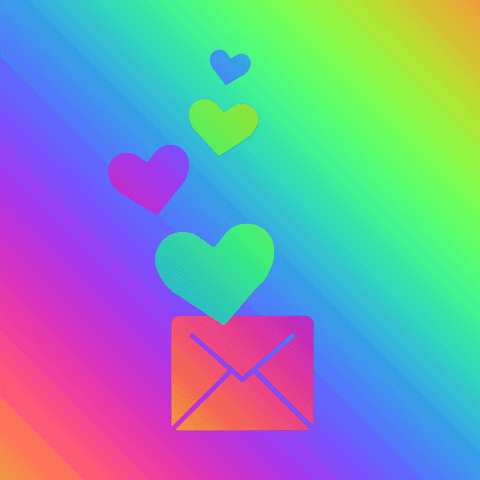 wiko_glitch giphyupload love rainbow colorful GIF